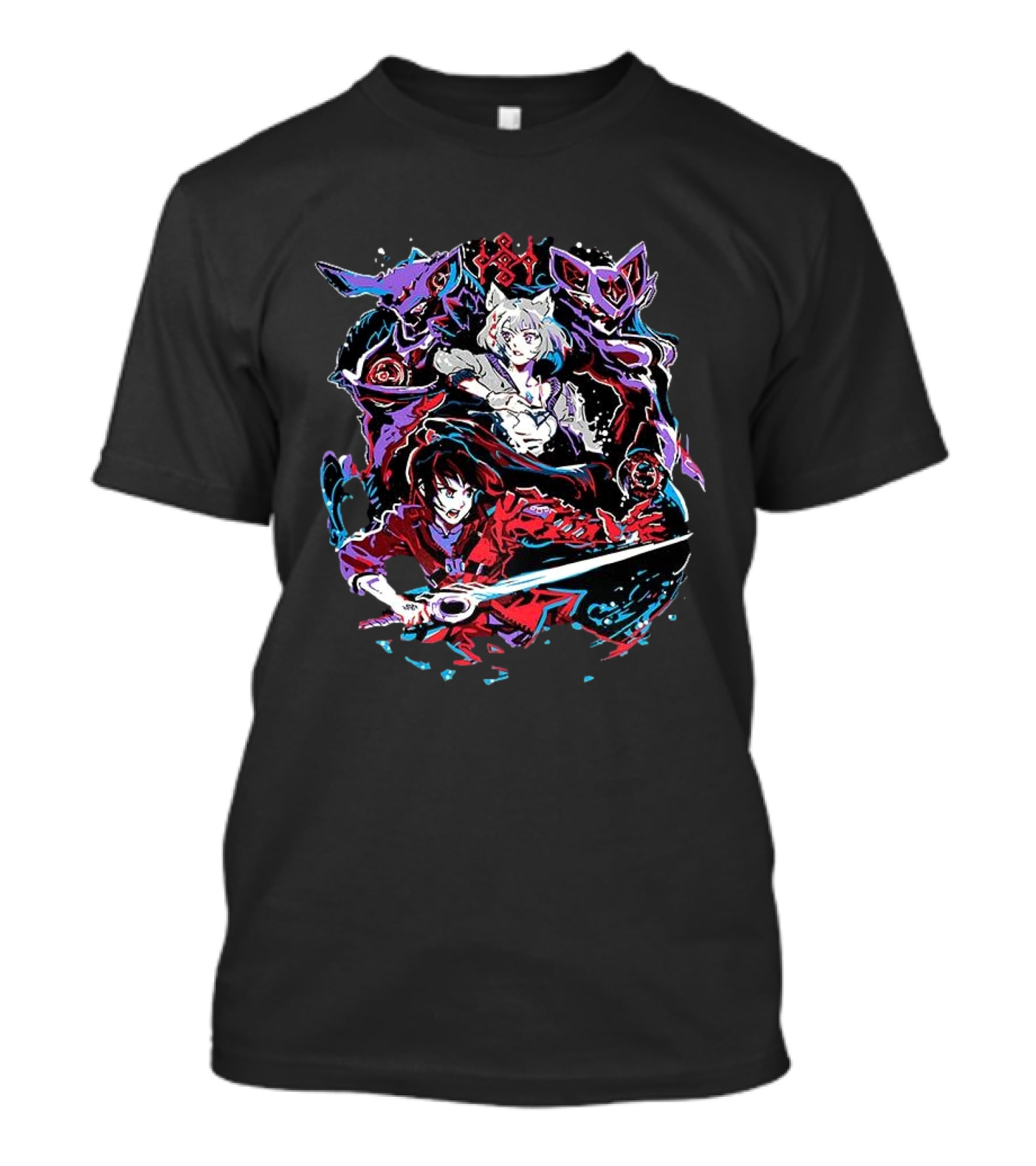 Noah And Mio Xenoblade Chronicles 3 Strangers In Arms Fanart Sword And Mecha T-Shirt