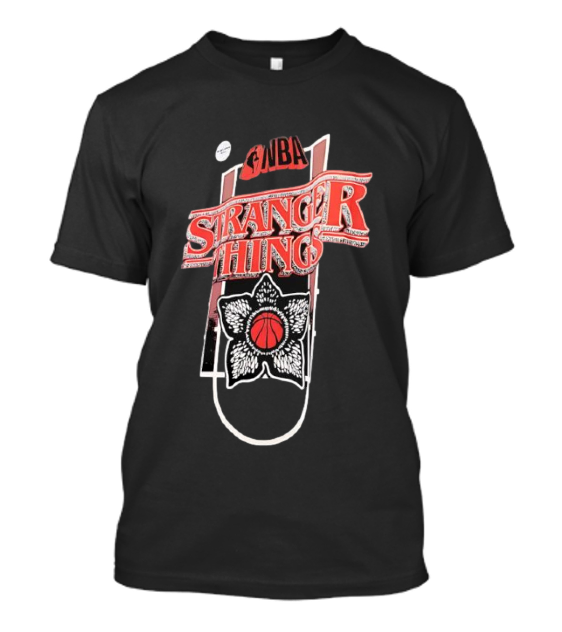 Stranger Things NBA Crossover Demogorgon Basketball T-Shirt