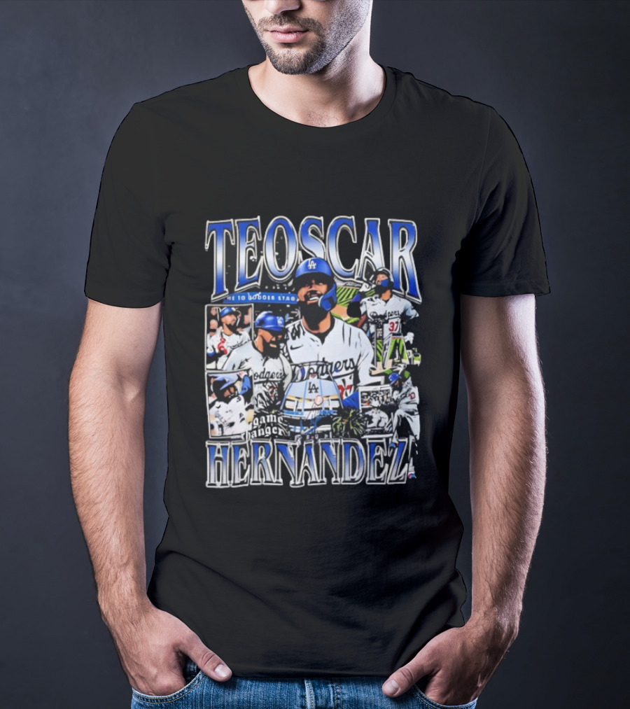 Teoscar Hernández Los Angeles Dodgers Game Changer Stadium T-Shirt