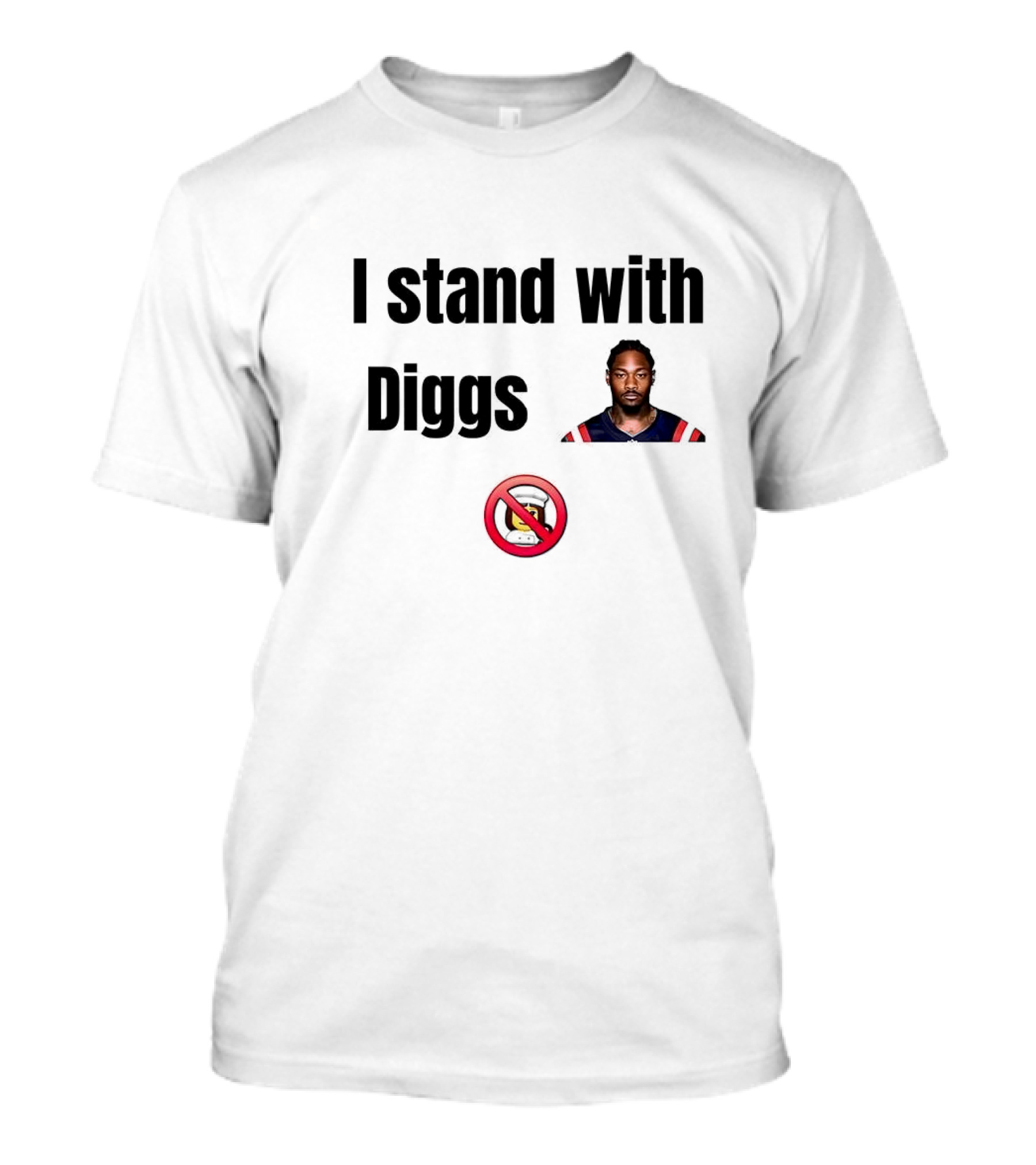 Stefon Diggs I Stand With Diggs 2023 Buffalo Football No Phones T-Shirt