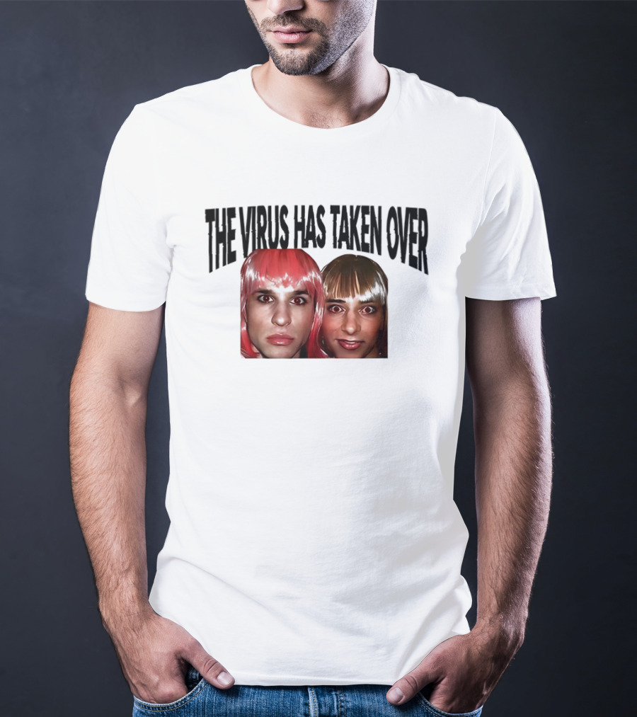 Martin And Hamzah Faces Virus Takeover T-Shirt