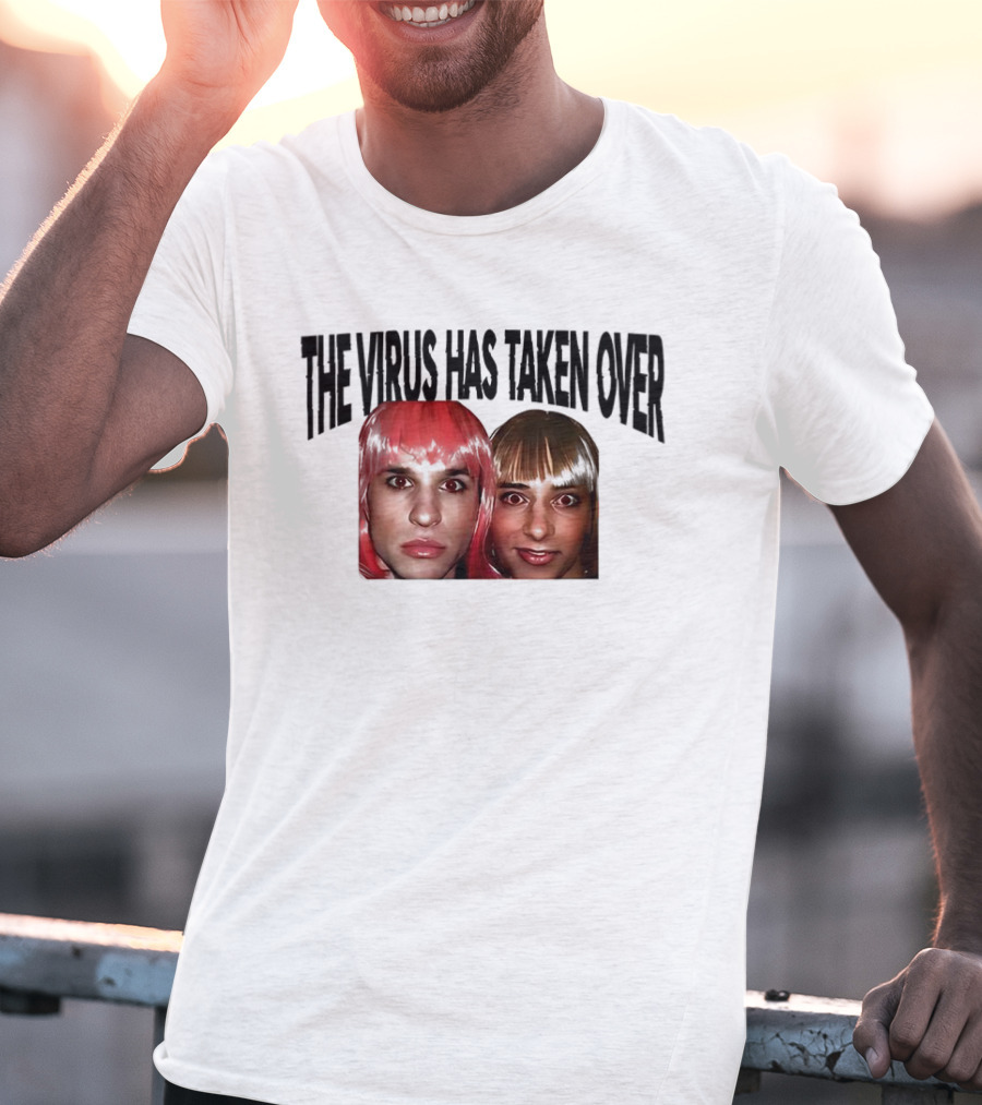 Martin And Hamzah Faces Virus Takeover T-Shirt