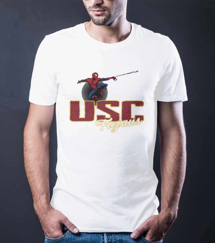 USC Trojans Marvel Spider Man Collaboration T-Shirt