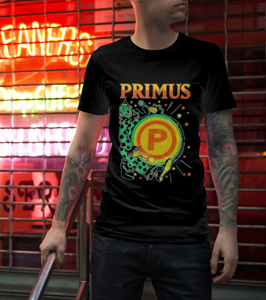 Primus Send In The Clowns New Year's Eve Oakland 2025 Event Featuring Drummer T-Shirt