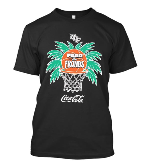 UCF Coca Cola Fear The Fronds Basketball Palm Tree T-Shirt