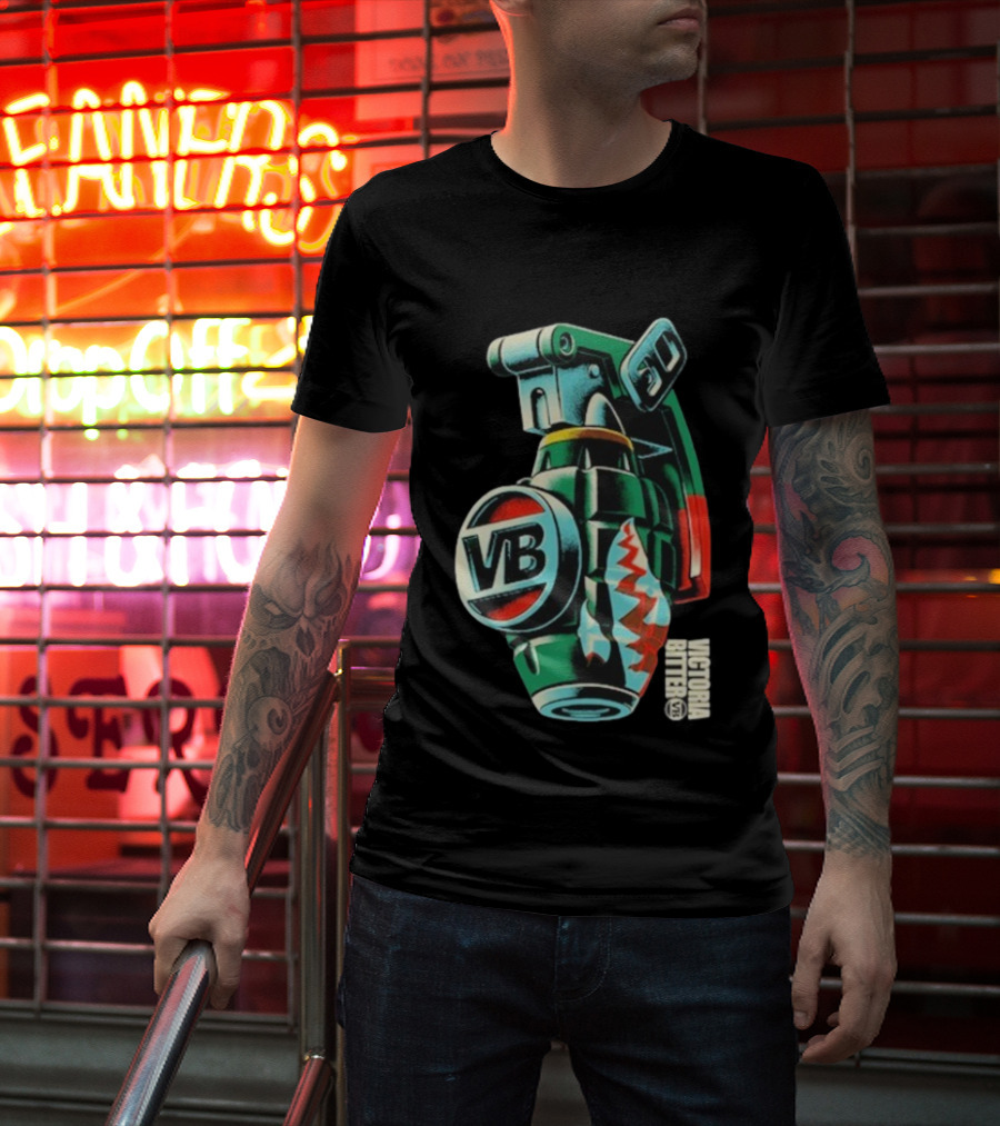 Victor Bravo Greenade Victoria Bitter Finale T-Shirt