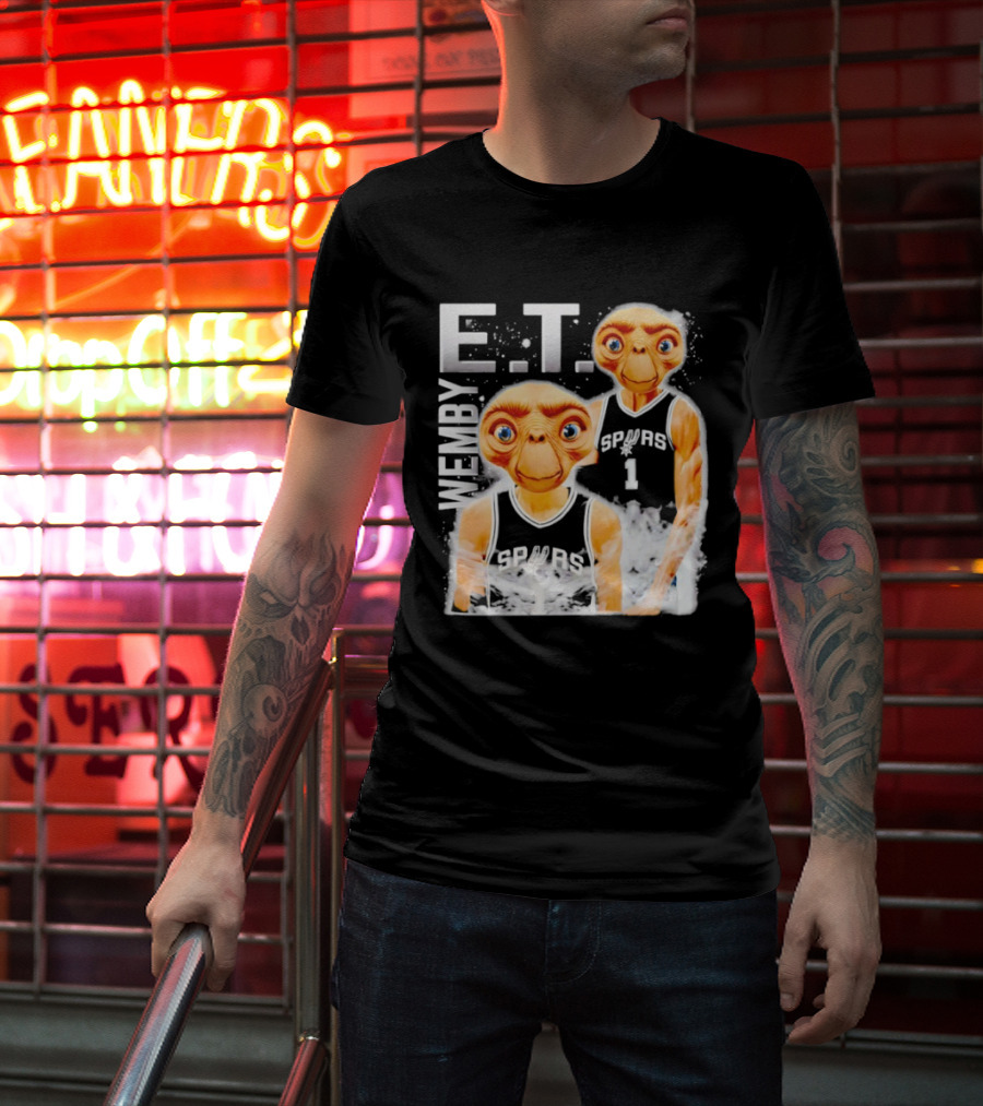 Wemby E.T. Victor Wembanyama San Antonio Spurs Basketball T-Shirt