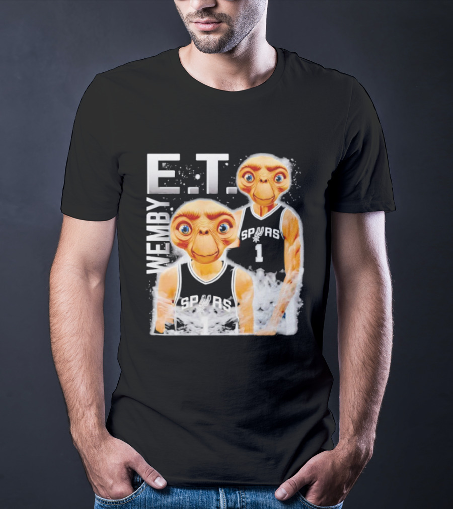 Wemby E.T. Victor Wembanyama San Antonio Spurs Basketball T-Shirt