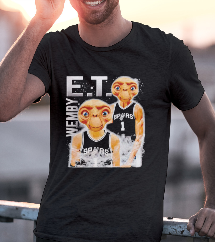 Wemby E.T. Victor Wembanyama San Antonio Spurs Basketball T-Shirt
