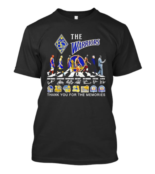 The Golden State Warriors 80th Anniversary Thank You For The Memories Legendary Players And Staff T-Shirt