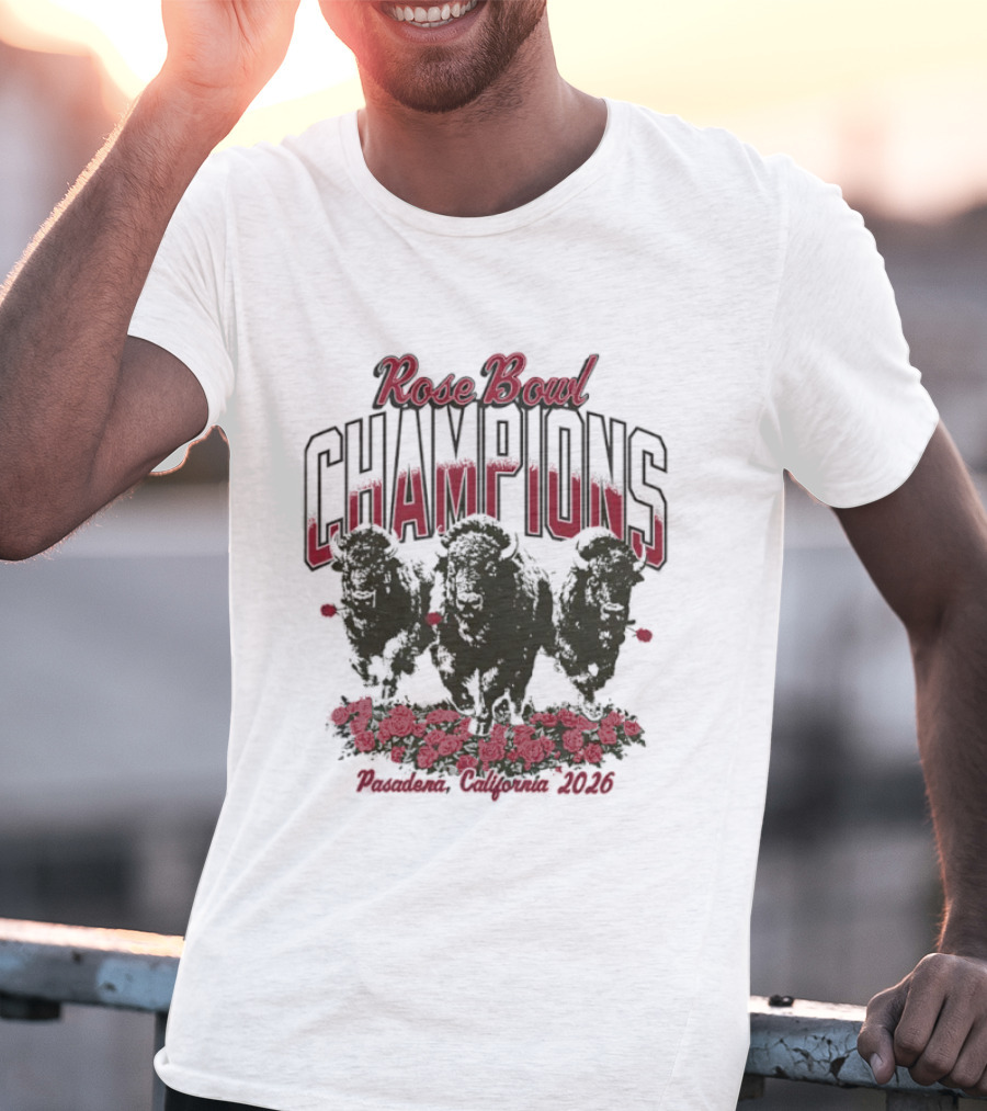 Rose Bowl Champions Pasadena California 2026 T-Shirt
