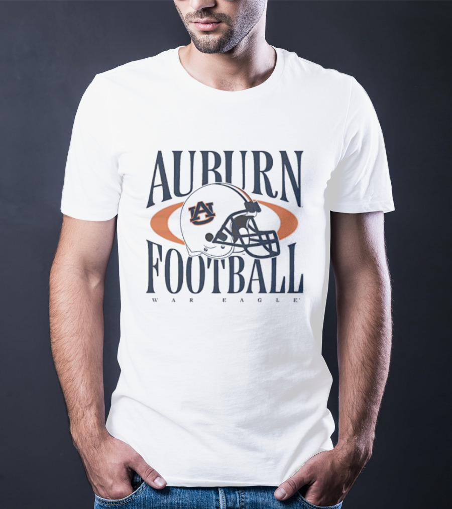 Auburn Football War Eagle Helmet T-Shirt