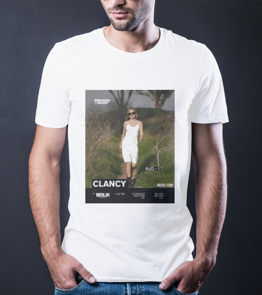 Clancy Breaking Sound Berlin August 17 Event New York Venue Details T-Shirt