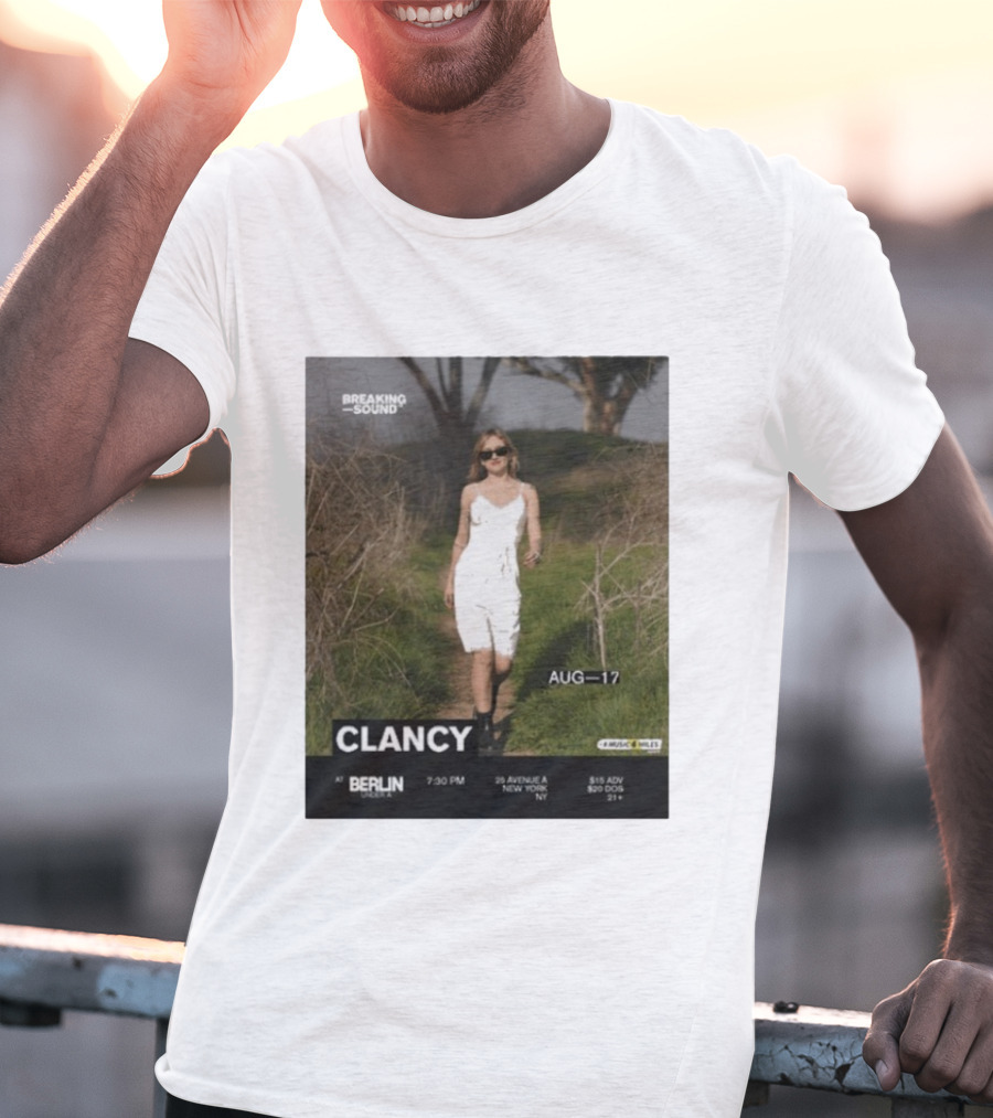 Clancy Breaking Sound Berlin August 17 Event New York Venue Details T-Shirt