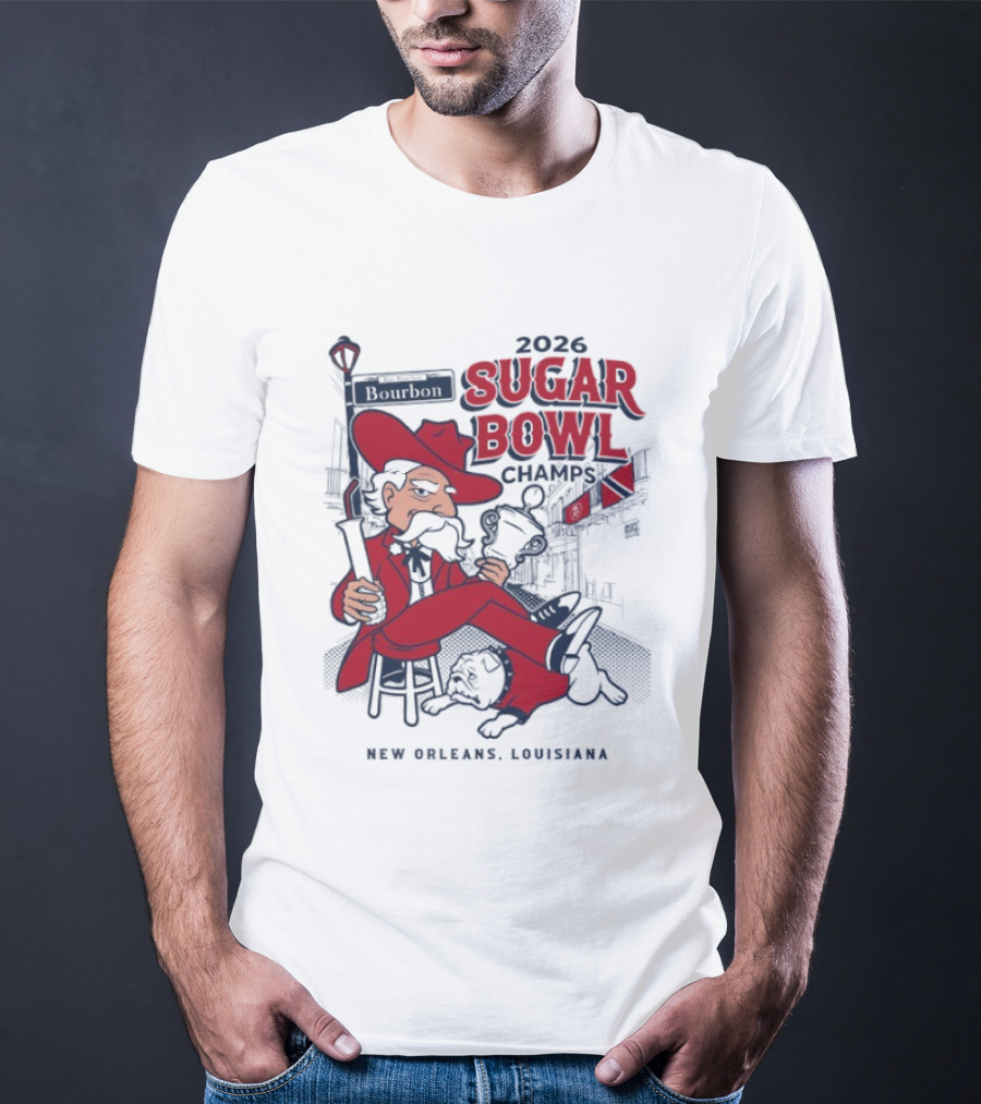 2026 Sugar Bowl Champs Ole Miss Rebels New Orleans Louisiana T-Shirt