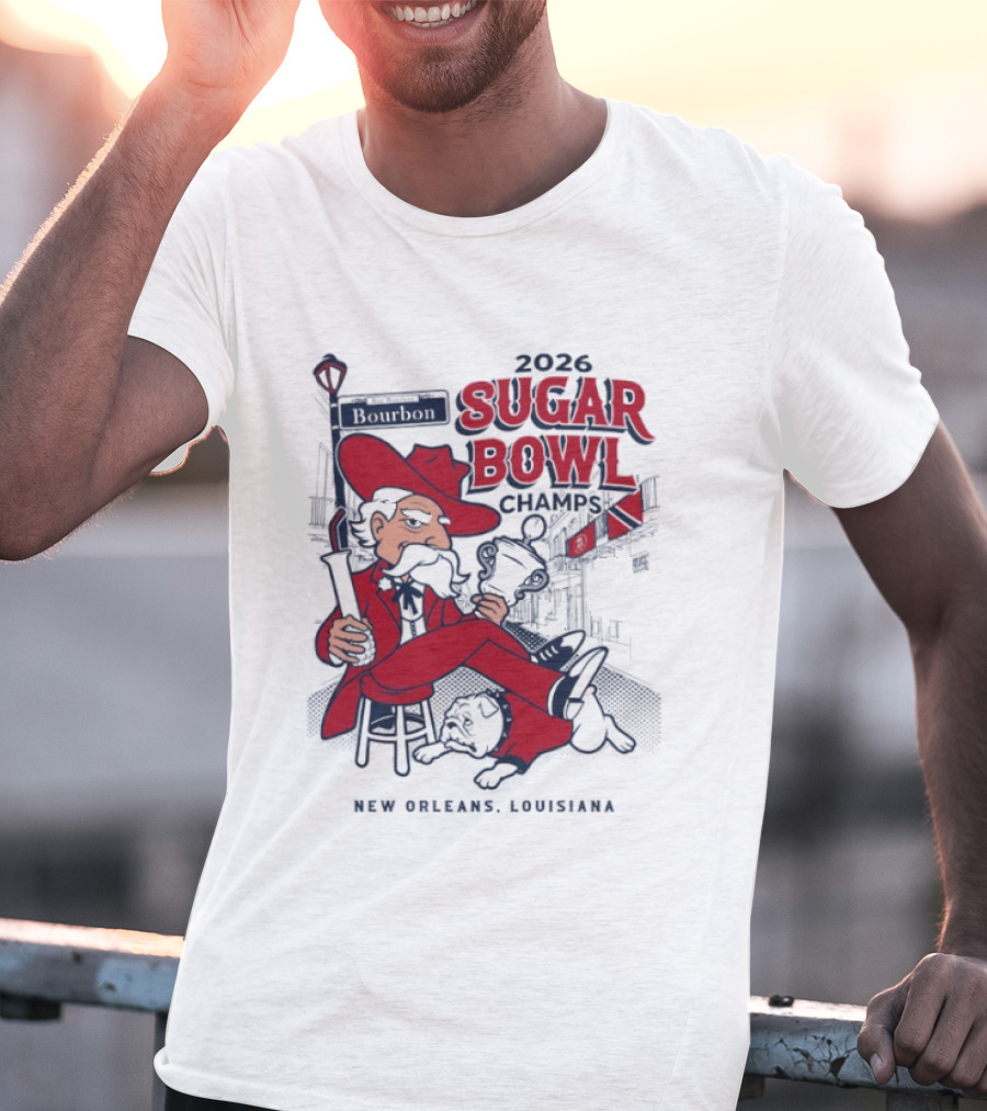 2026 Sugar Bowl Champs Ole Miss Rebels New Orleans Louisiana T-Shirt