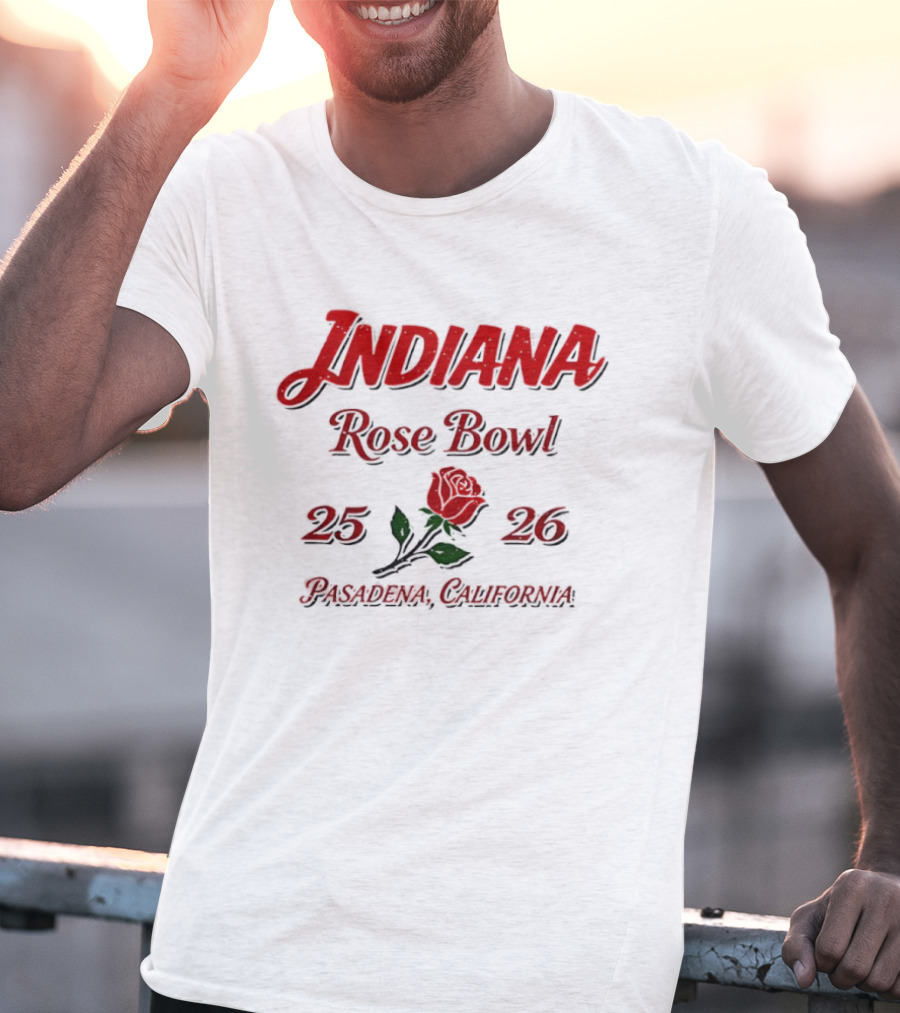 Indiana Rose Bowl 25 26 Pasadena California T-Shirt
