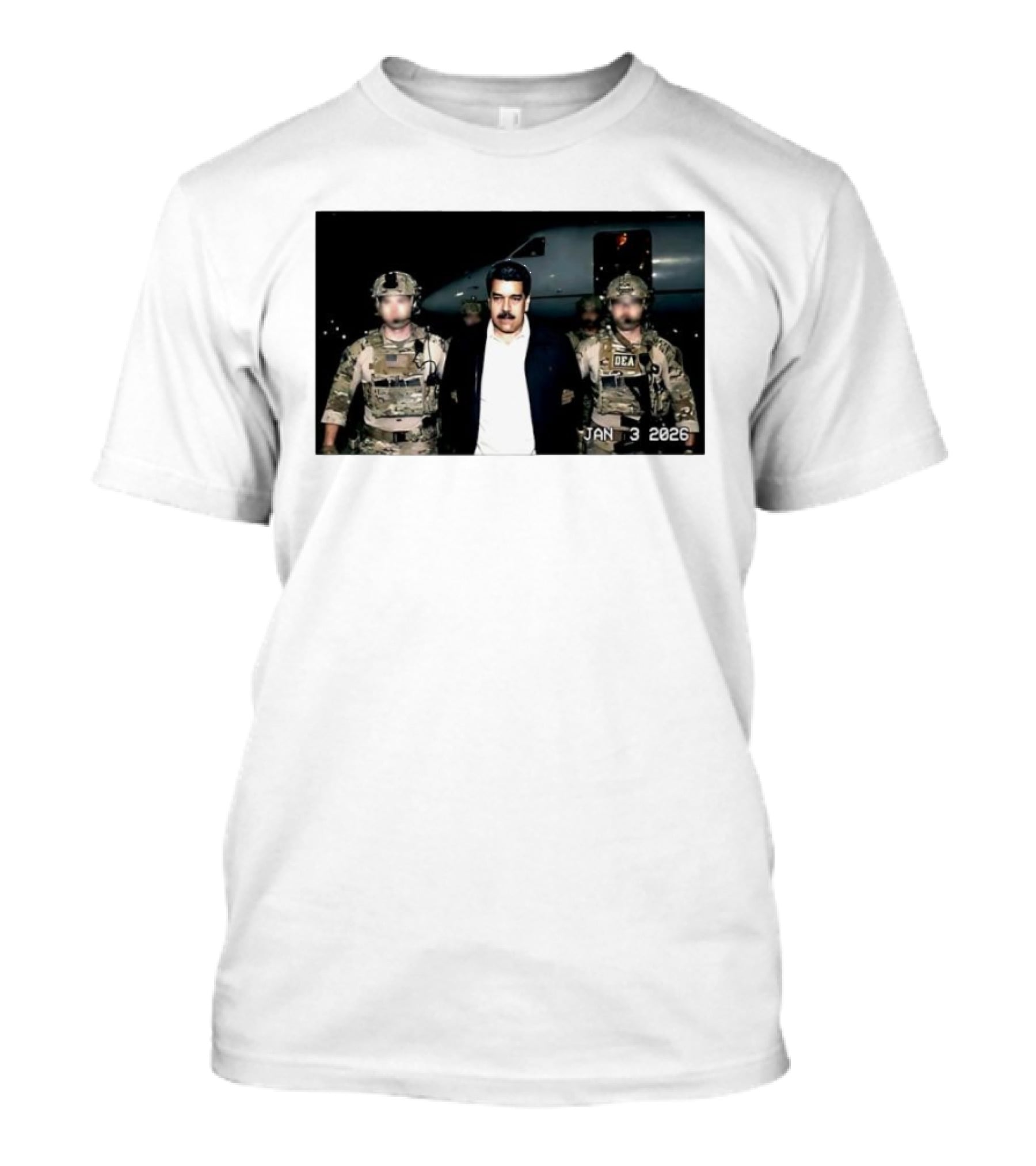 Nicolas Maduro Arrested DEA January 3 2026 T-Shirt