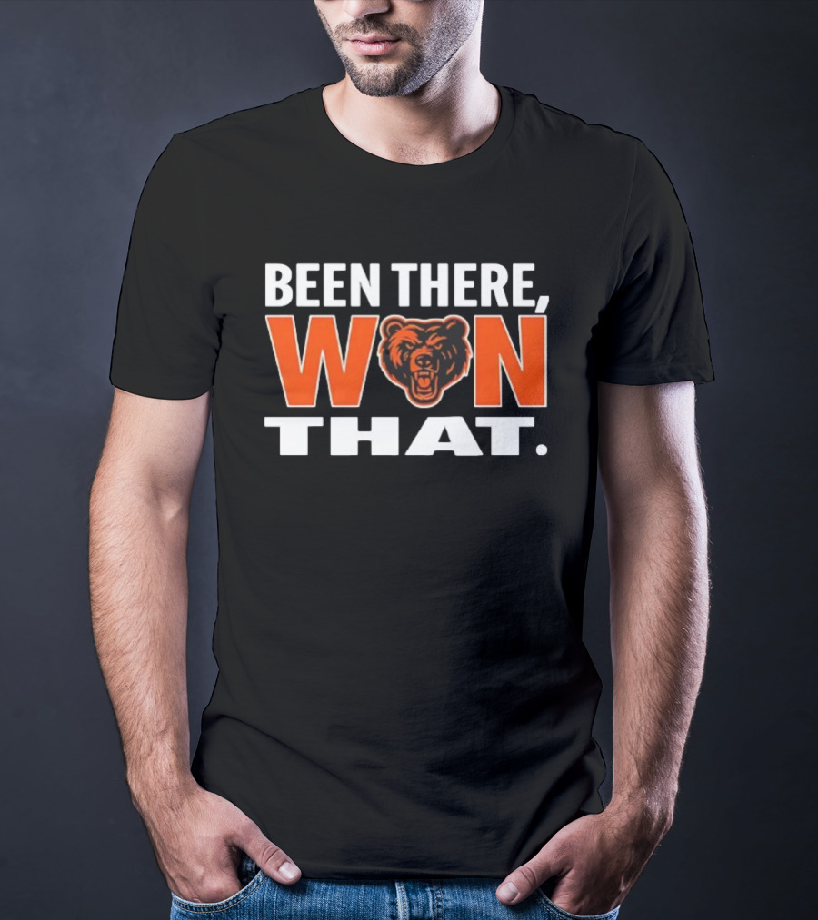 Been There Won That Chicago Bears Vintage Fan Celebration T-Shirt