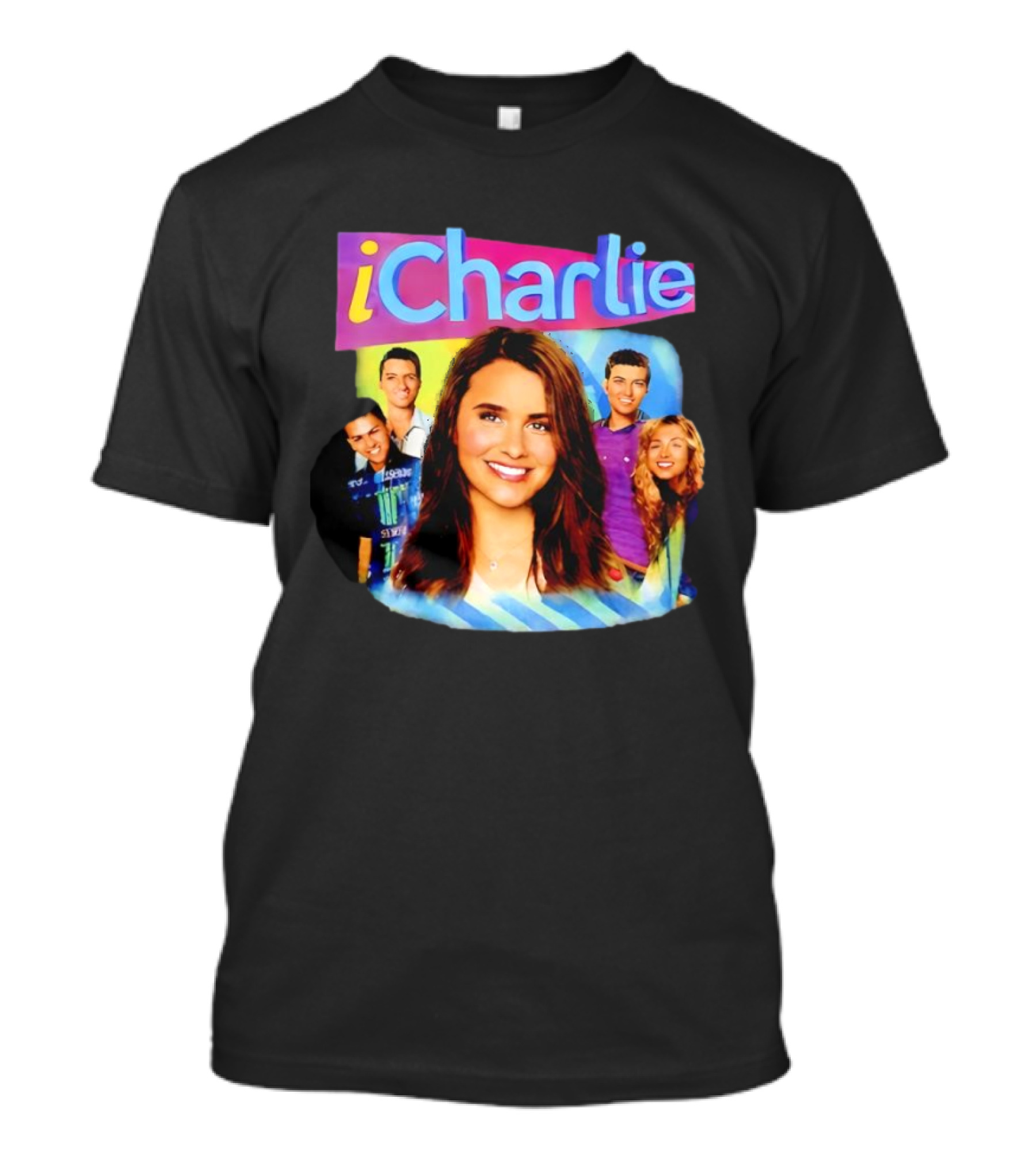 ICharlie Cast Colorful Group Image T-Shirt