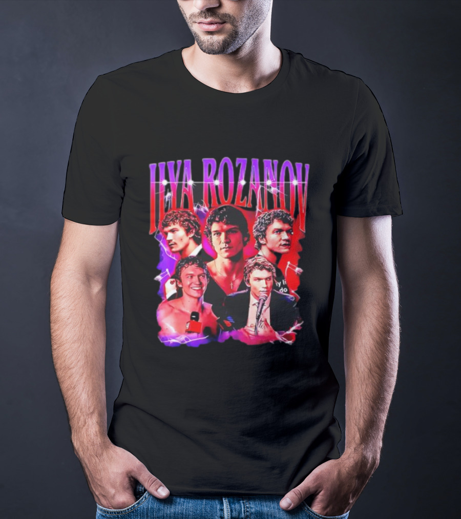 Ilya Rozanov Shane Hollander Vintage Retro 90s Collage T-Shirt