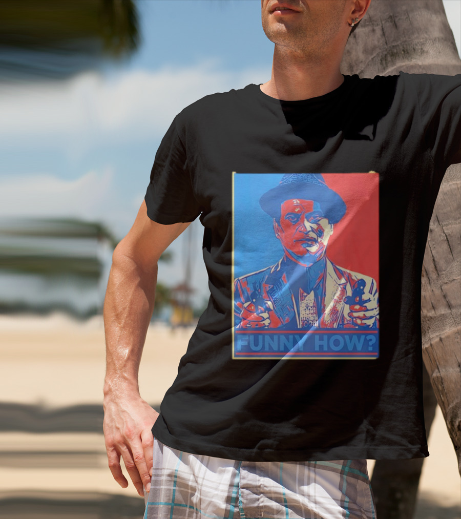 Joe Pesci Goodfellas Funny How Red Blue Pop T-Shirt