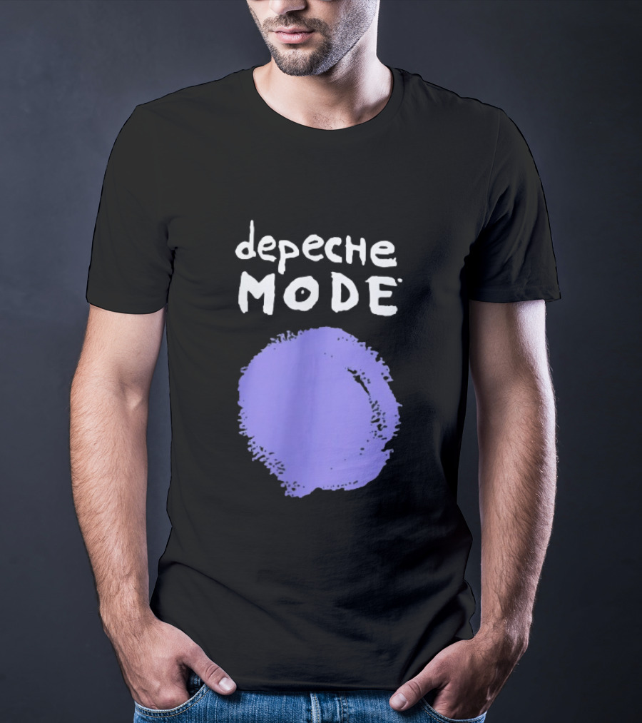 Depeche Mode Devotional Band Purple Circle T-Shirt