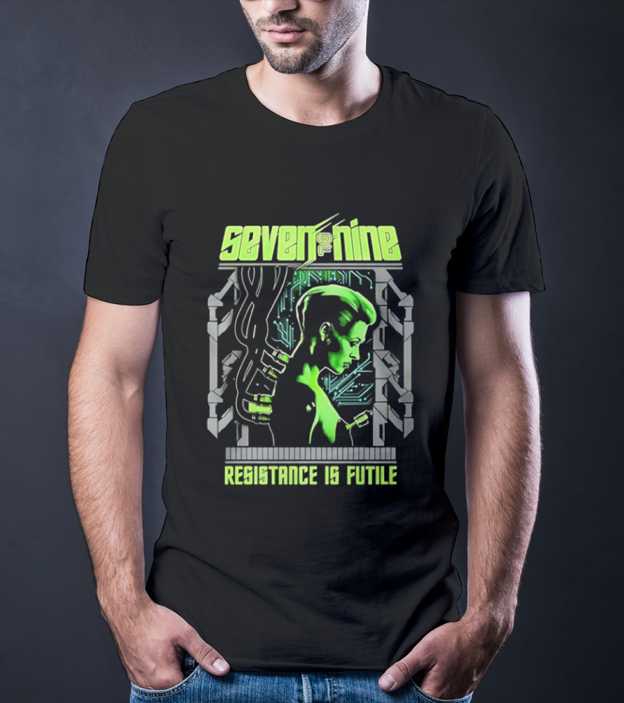 Seven Of Nine Resistance Is Futile Borg Assimilation T-Shirt