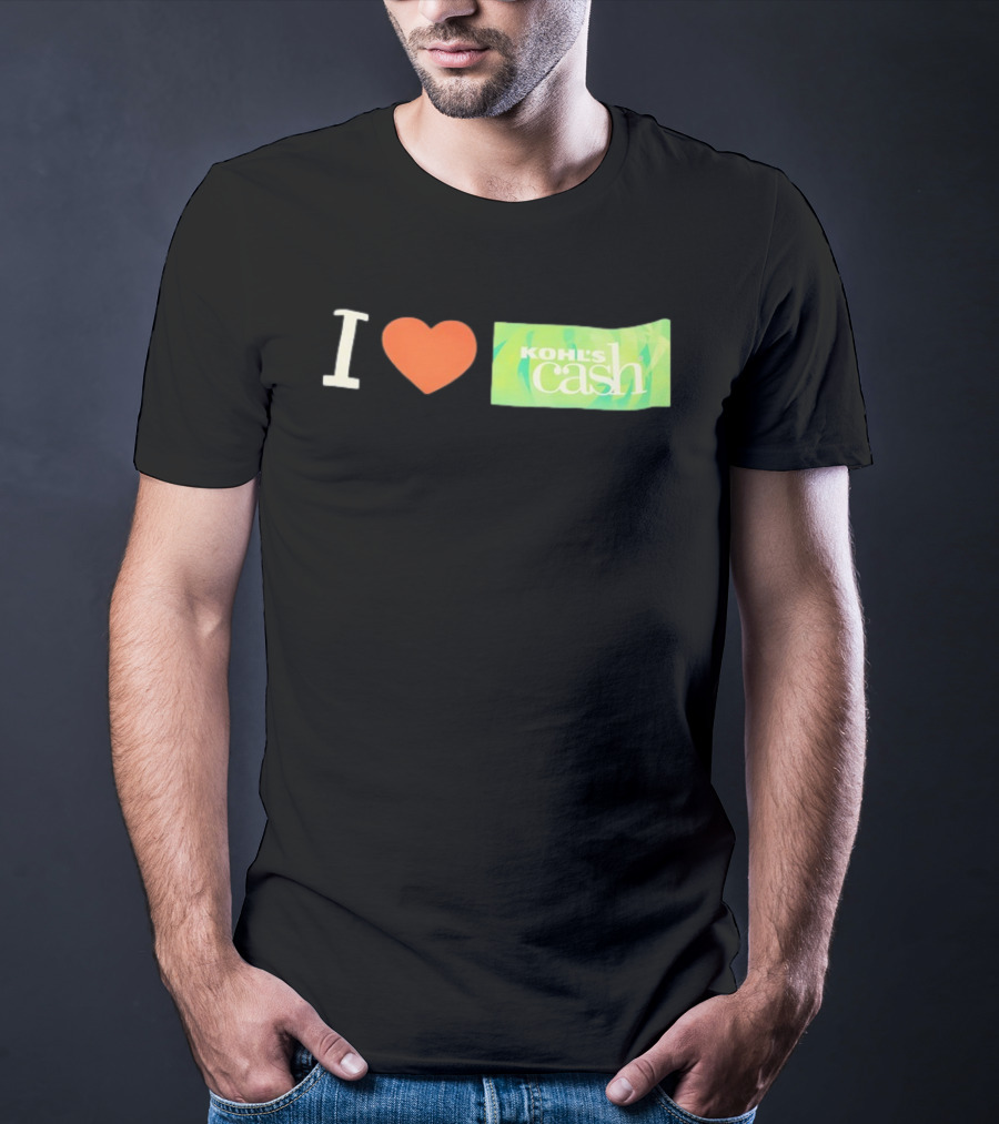 I Love Kohl's Cash Green Heart T-Shirt