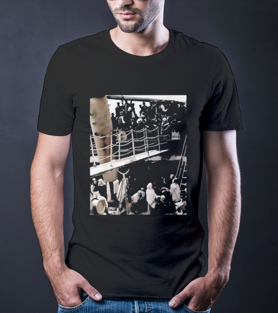 The Steerage Alfred Stieglitz Iconic Photographic Image Steamship Passengers 20th Century T-Shirt