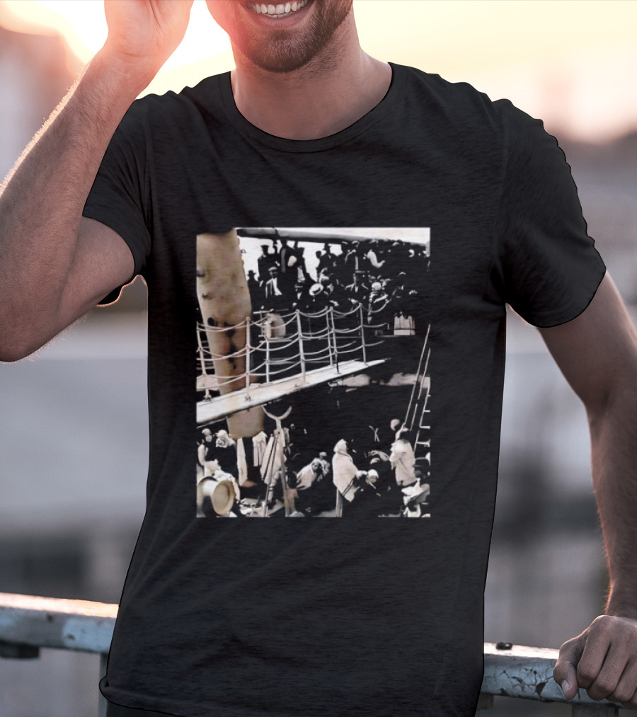 The Steerage Alfred Stieglitz Iconic Photographic Image Steamship Passengers 20th Century T-Shirt