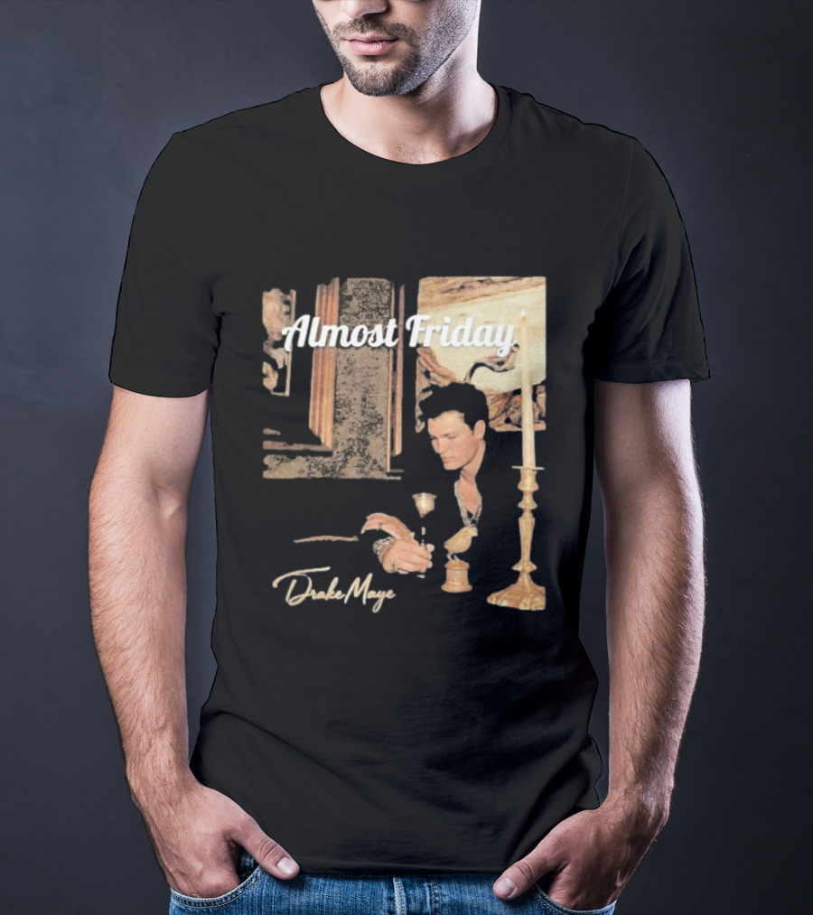 Almost Friday Drake Maye Surreal Collage Assembly T-Shirt