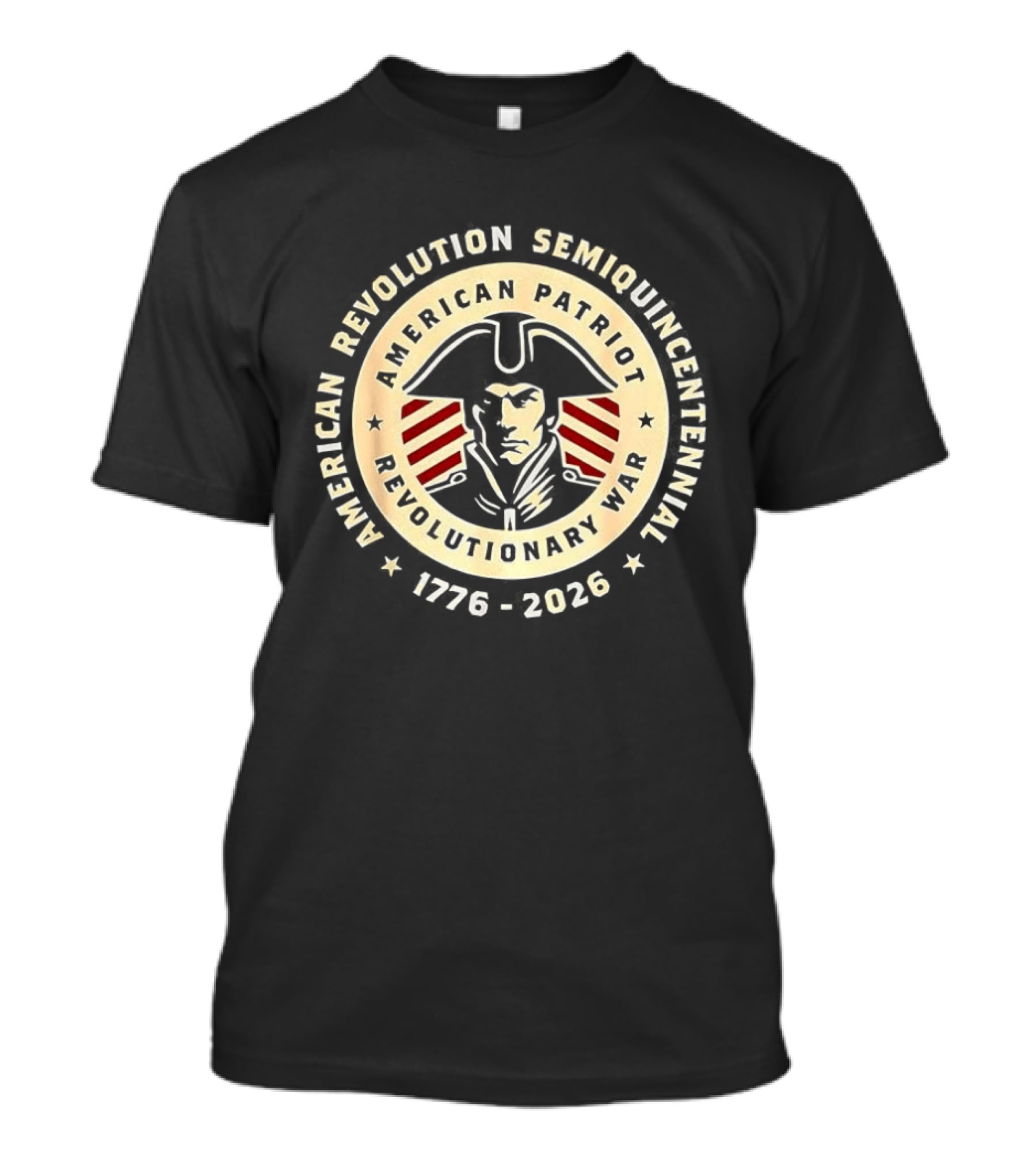 American Revolution Semiquincentennial 1776 2026 USA Patriot Revolutionary War Anniversary T-Shirt