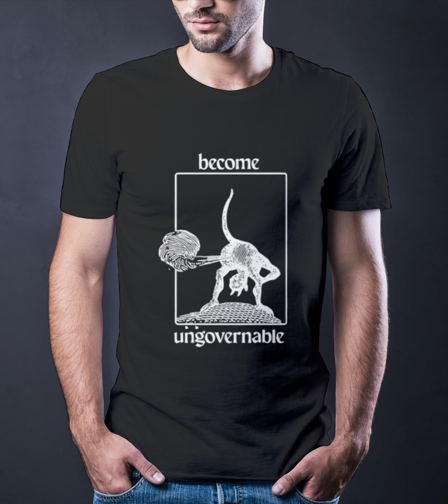 Become Ungovernable Possum With Bat T-Shirt