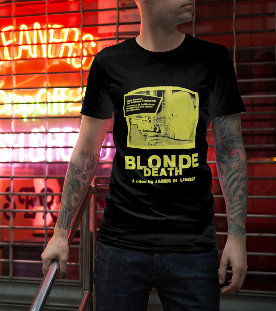Blonde Death Teenage Timebomb Video By James D Lange 12 Years Frustration Explosion T-Shirt