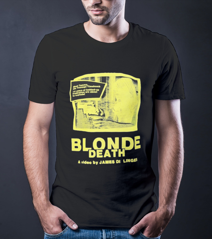 Blonde Death Teenage Timebomb Video By James D Lange 12 Years Frustration Explosion T-Shirt