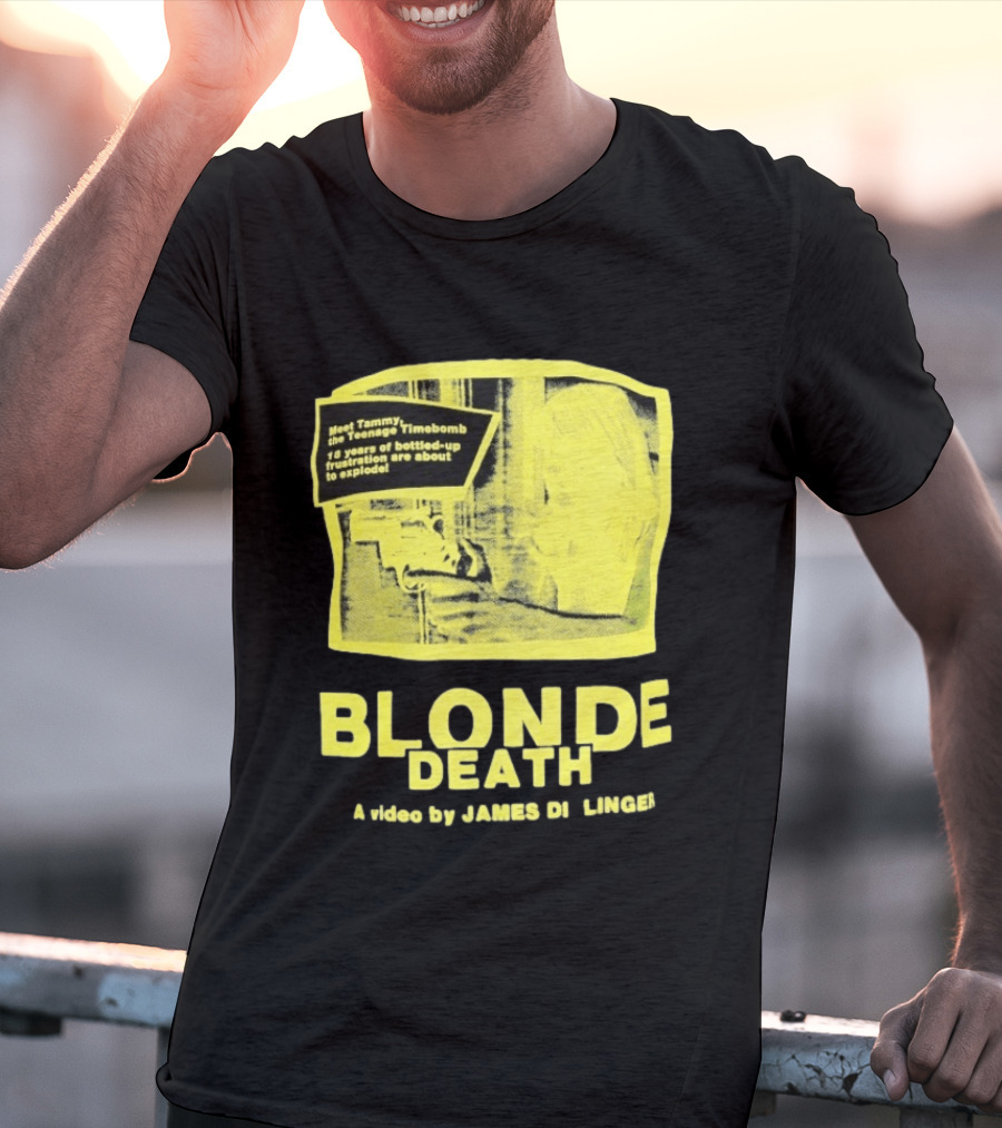 Blonde Death Teenage Timebomb Video By James D Lange 12 Years Frustration Explosion T-Shirt