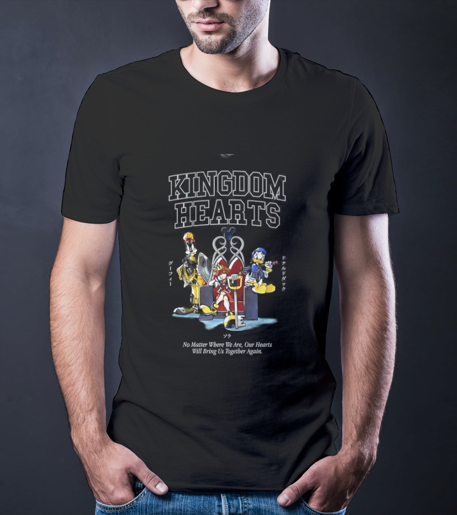 Kingdom Hearts Our Hearts Will Bring Us Together Again T-Shirt