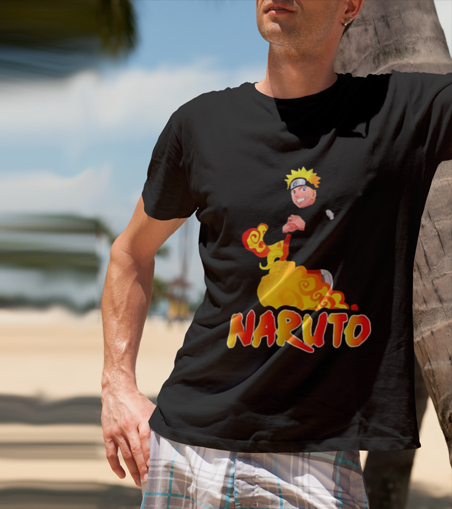 Naruto Atlanta Hawks Vintage 90s Style Anime T-Shirt