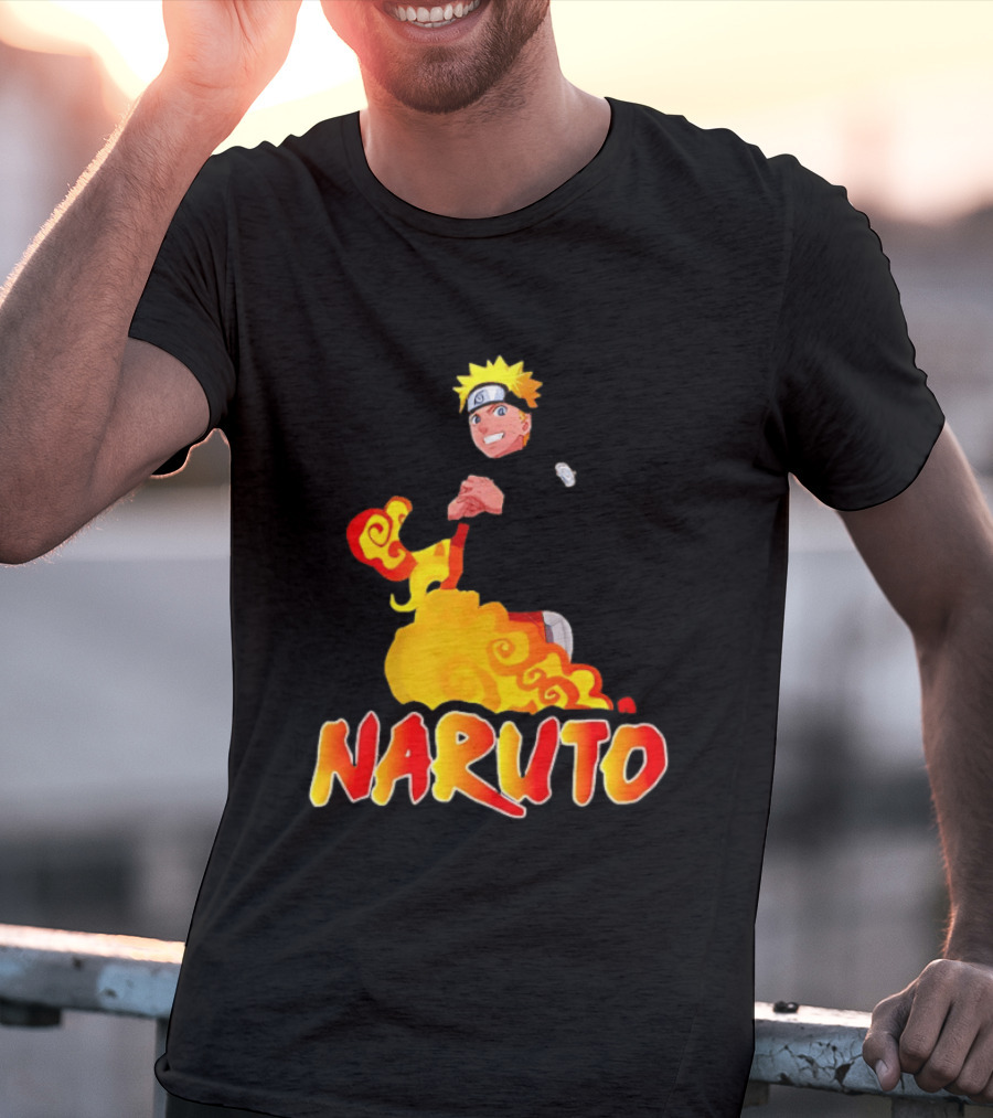 Naruto Atlanta Hawks Vintage 90s Style Anime T-Shirt