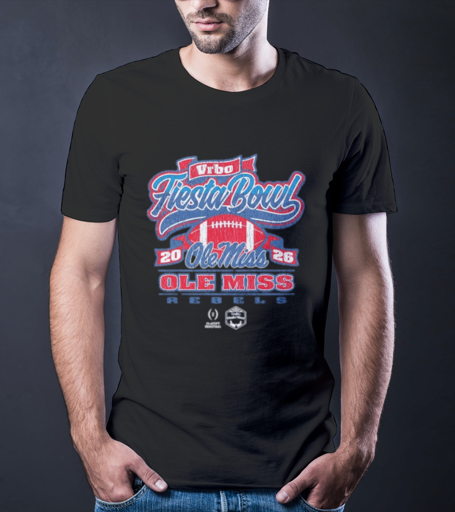 Ole Miss Rebels Vrbo Fiesta Bowl 2026 CFP Semifinal T-Shirt