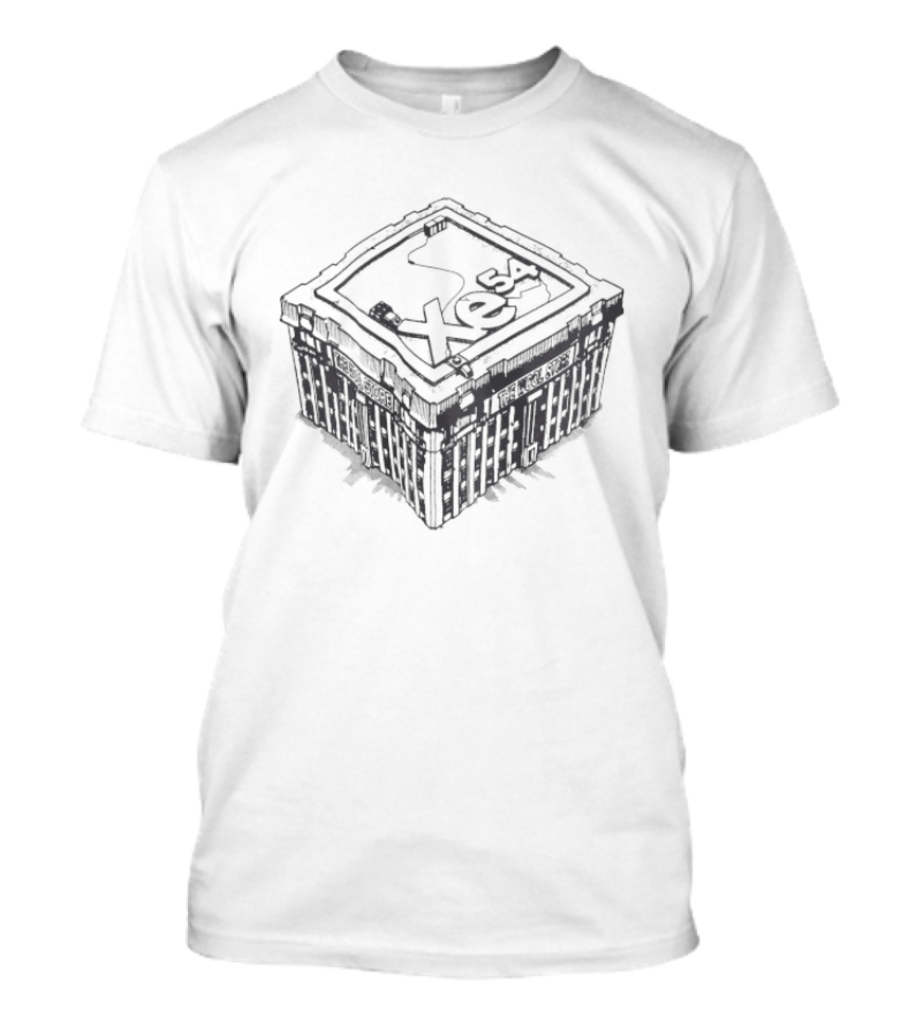 Xe54 The Wool Block Textured T-Shirt