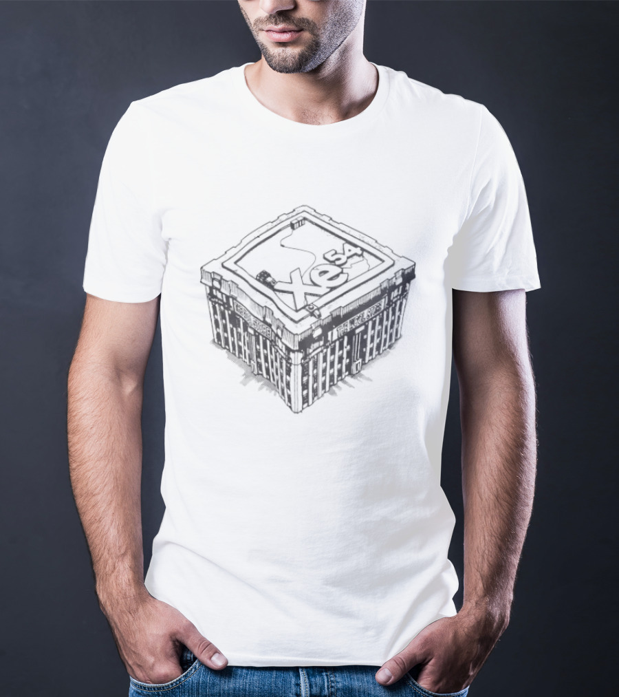 Xe54 The Wool Block Textured T-Shirt