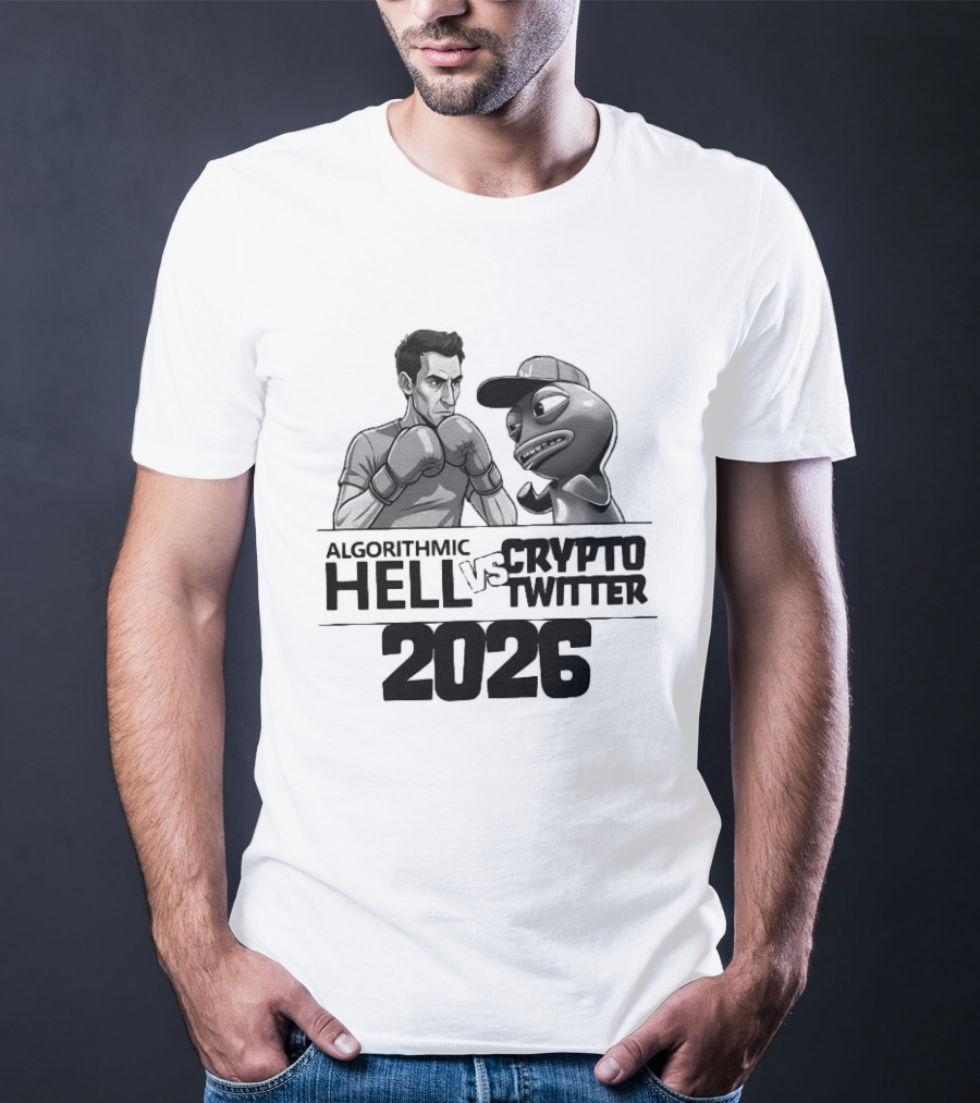 Algorithmic Hell Vs Crypto Twitter Boxing Showdown 2026 T-Shirt
