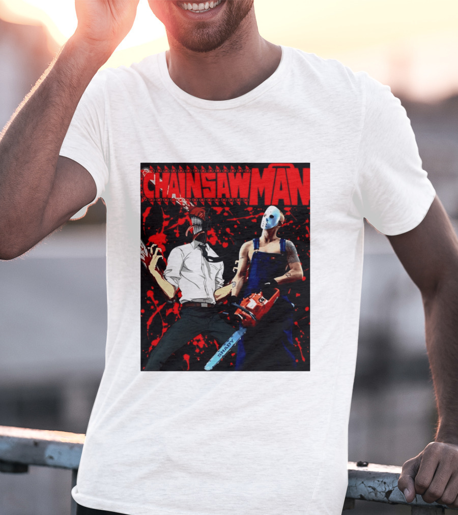 Chainsaw Man Shady Anime Horror T-Shirt