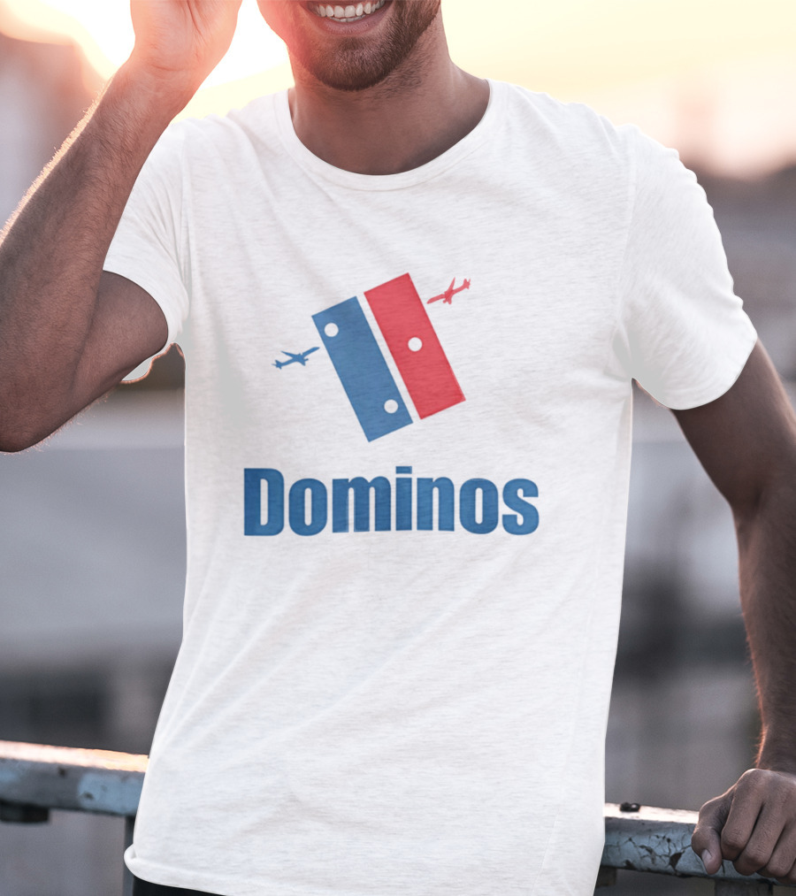 Dominos 9.11 Parody With Plane T-Shirt