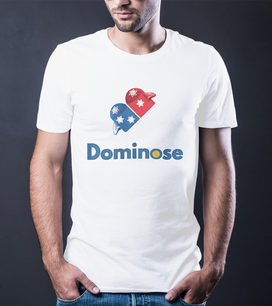 Dominoes Star Red Blue T-Shirt