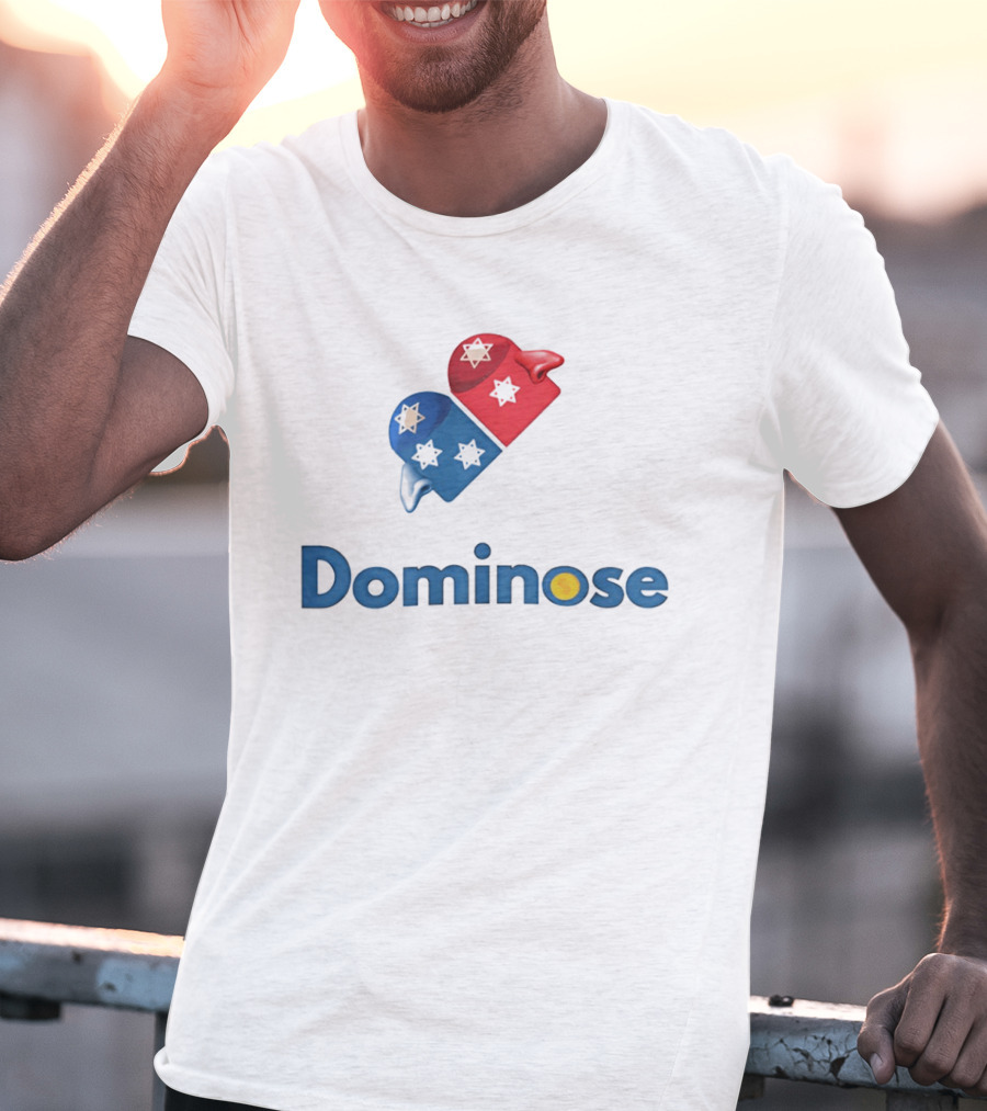 Dominoes Star Red Blue T-Shirt