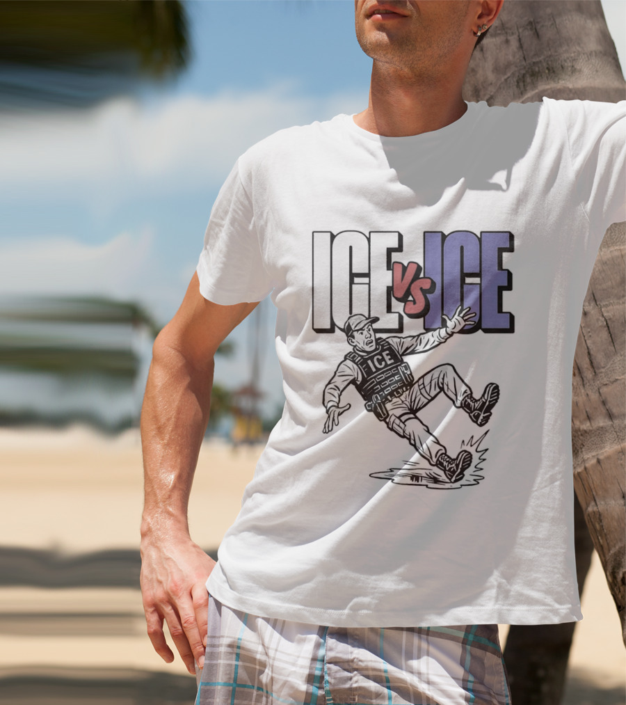 ICE Vs ICE 2026 Slippery Encounter T-Shirt