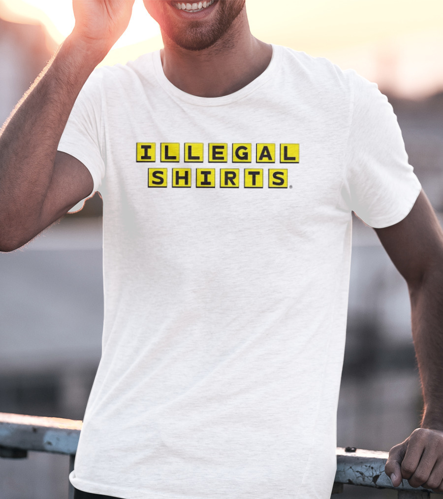Illegal Waffle House Yellow Crossword Illegal T-Shirt